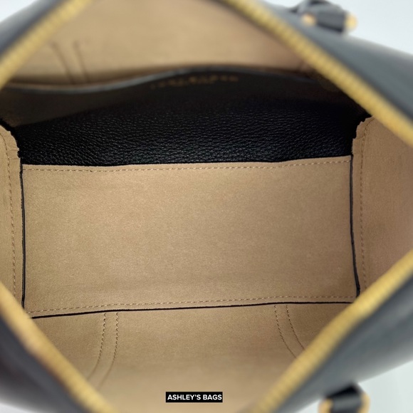 Tory Burch Mini Thea Satchel Crossbody In Black - Picture 7 of 10